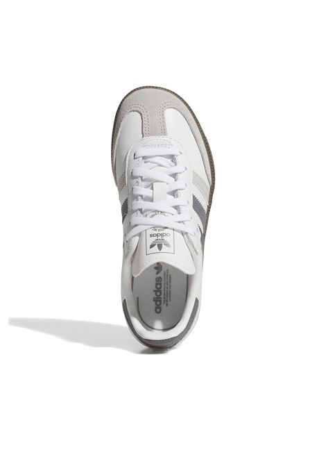 Adidas Samba OG Shoes White Grey Kids - ADIDAS ORIGINALS - Sports